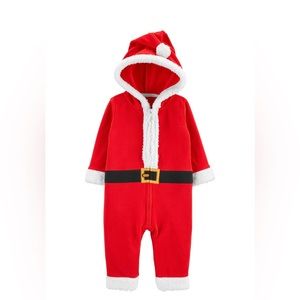 Carters Baby Fleece Santa Suit 9M